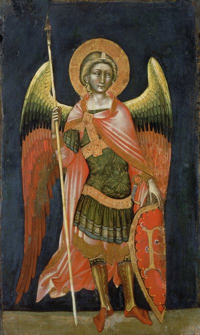 Strijdende engel, 1348-54 door Ridolfo di Arpo Guariento